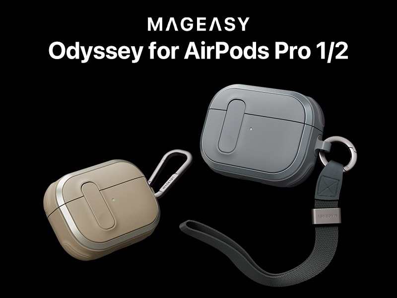 Amazon.com: MAGEASY Odyssey AirPods Pro 2 Case Cover with Lock +